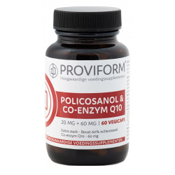 Policosanol 20 mg Q10 60 mg 60 vegicapsules Proviform