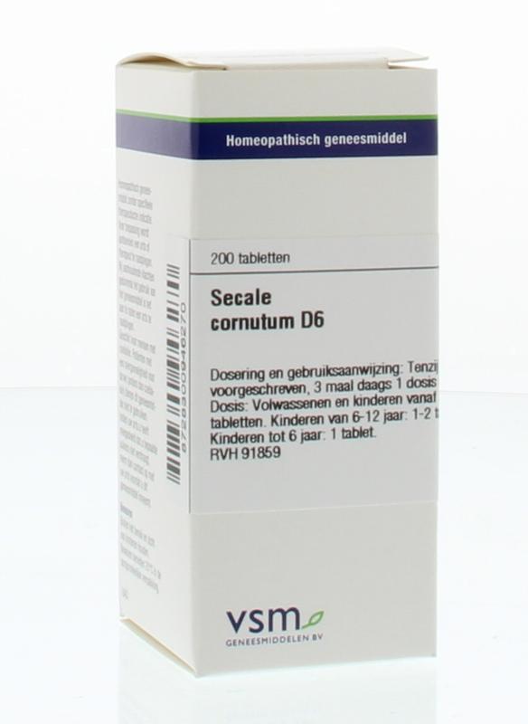 Secale cornutum D6 200 tabletten VSM