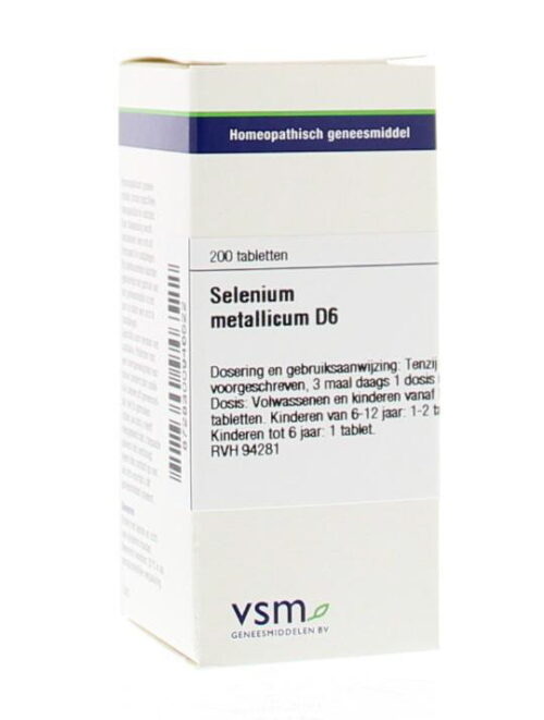 Selenium metallicum D6 200 tabletten VSM