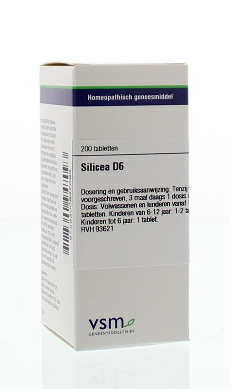 Silicea D6 200 tabletten VSM