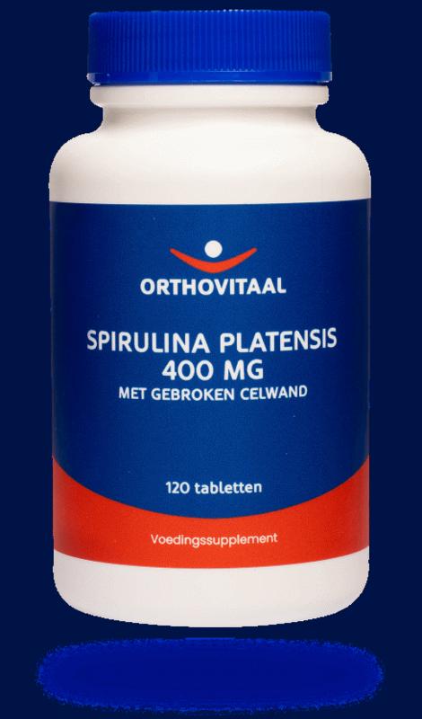 Spirulina platensis 400 mg 120 tabletten Orthovitaal