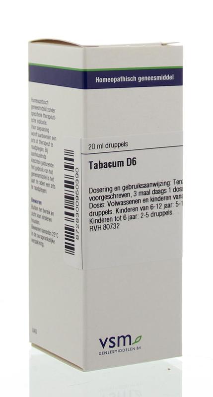 Tabacum D6 20 ml VSM