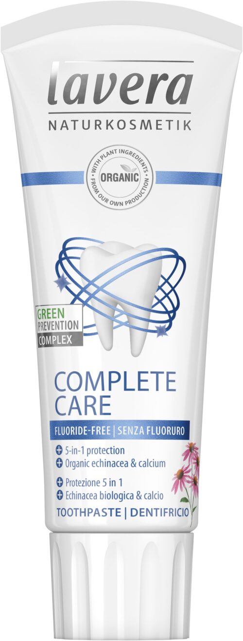Tandpasta toothpaste/complete fluoride free 75 ml Lavera