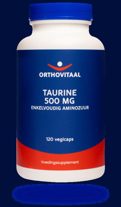 Taurine 500 mg 120 vegi-caps Orthovitaal