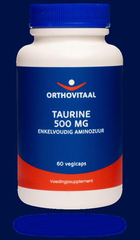 Taurine 500 mg 60 vegi-caps Orthovitaal