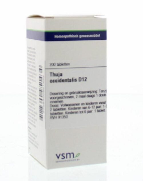 Thuja occidentalis D12 200 tabletten VSM