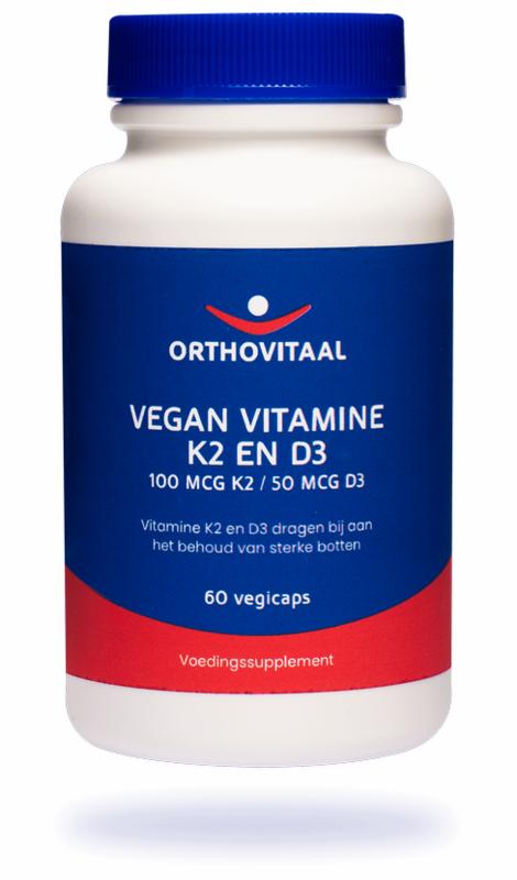 Vitamine K2 & D3 vegan 60 vegi-caps Orthovitaal