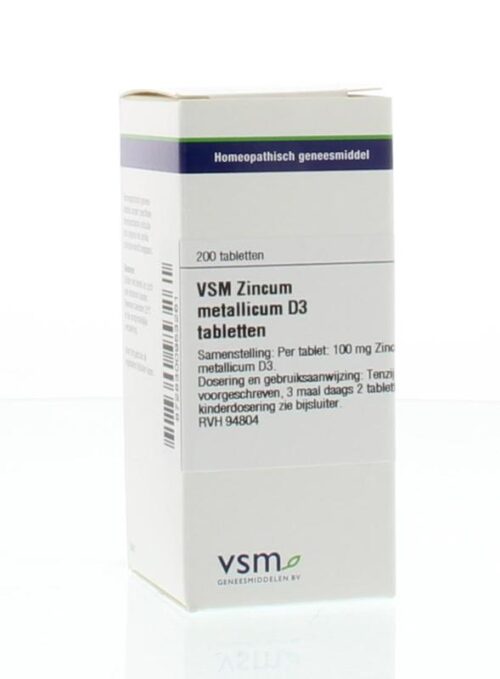 Zincum metallicum D3 200 tabletten VSM