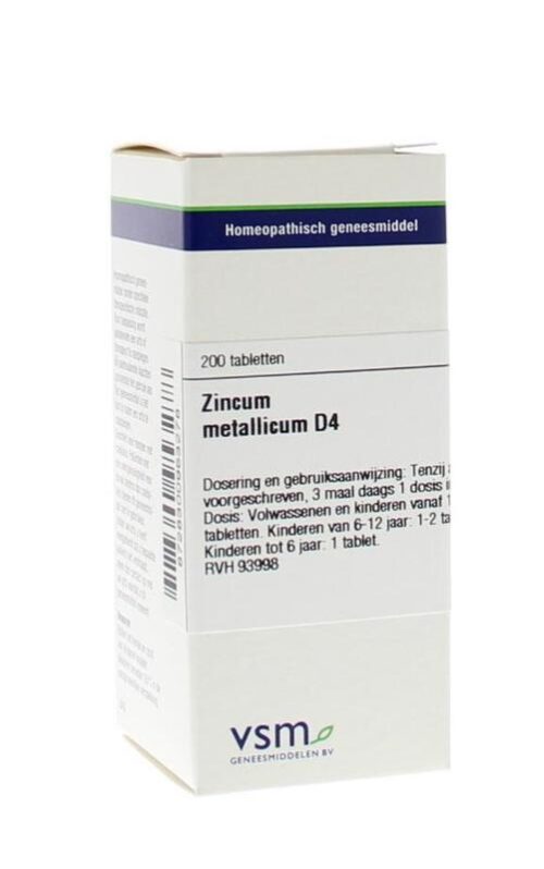 Zincum metallicum D4 200 tabletten VSM