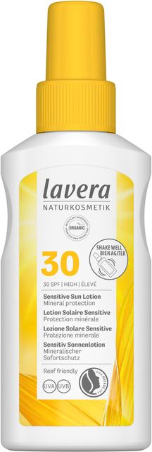 Zonnebrand/lotion solaire bio SPF30 100 ml Lavera