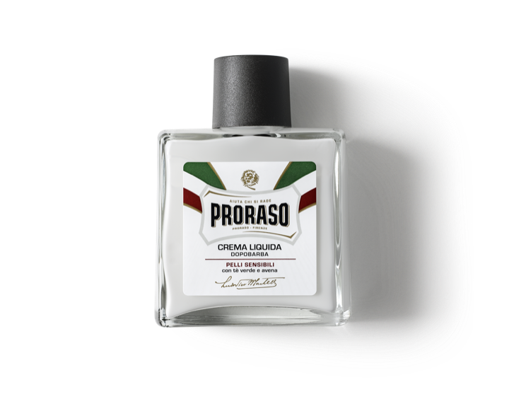 After shave BALM met Groene thee & Haver 100 ml (wit) Proraso