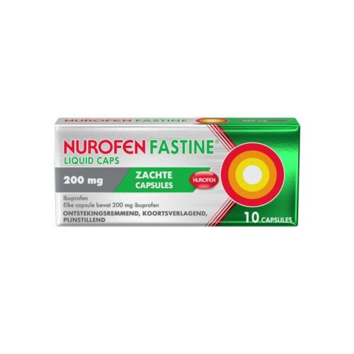Fastine liquid caps 200 mg 10 liquid-capsules Nurofen