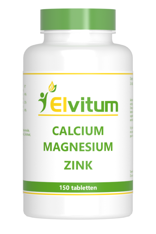Calcium magnesium zink 150 tabletten Elvitaal/elvitum
