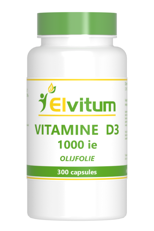 Vitamine D3 1000IE/25mcg 300 capsules Elvitaal/elvitum