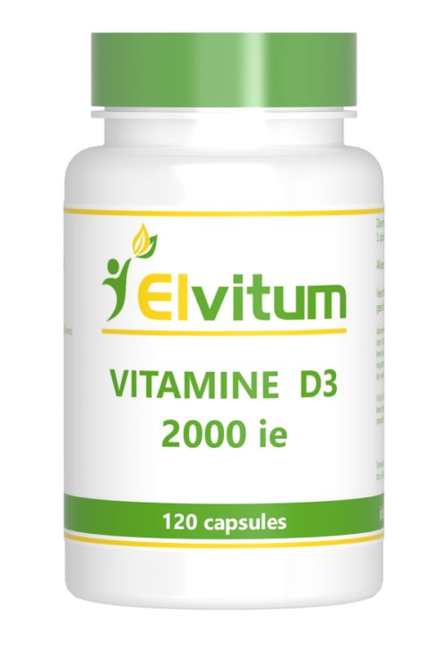 Vitamine D3 2000IE/50mcg 120 capsules Elvitaal/elvitum