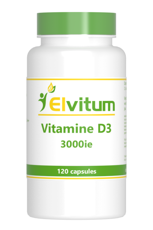Vitamine D3 3000IE/75mcg 120 capsules Elvitaal/elvitum
