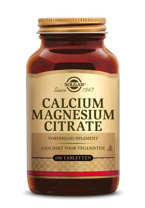 Calcium Magnesium Citrate 100 tabletten Solgar