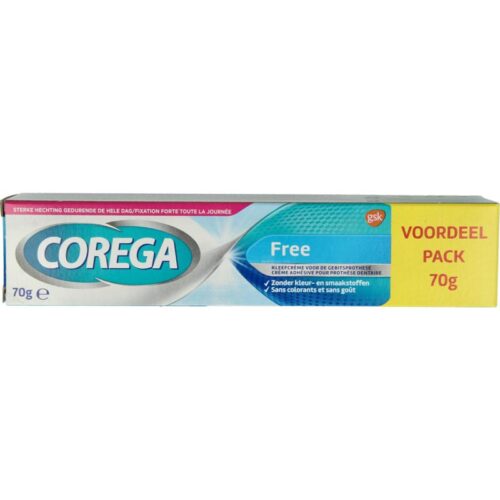 Corega Kleefcrème free VOORDEEL70 gram