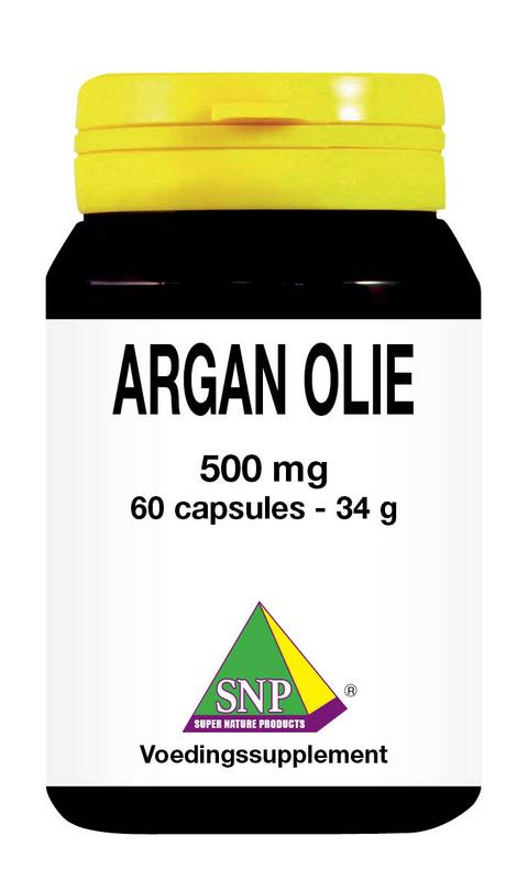 Argan olie 500mg 60CAPS SNP