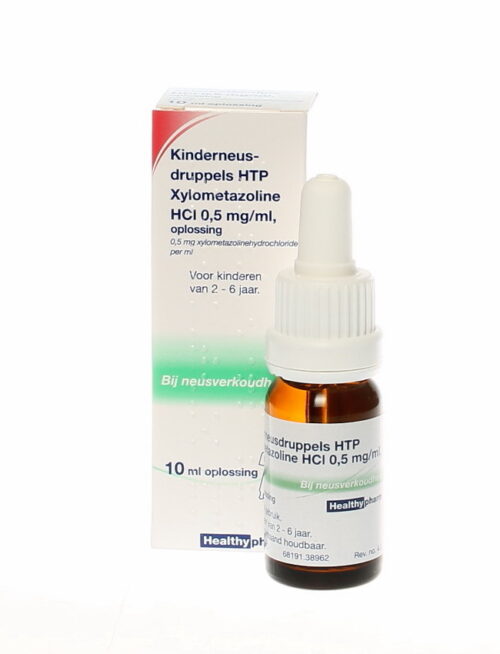 Kinder neusdruppels 0,5 xylometazol 10 ml Healthypharm