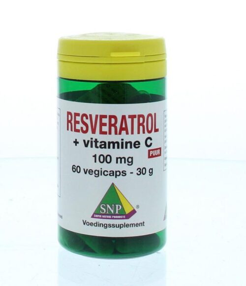 Resveratrol Vitamine C 100 mg puur 60VCAPS SNP