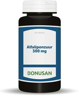 Alfa liponzuur 300 mg 60 capsules Bonusan