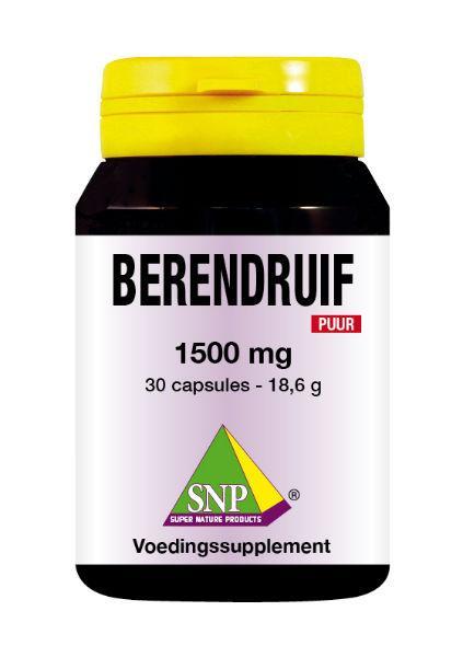 Berendruif 1500 mg puur 30CAPS SNP