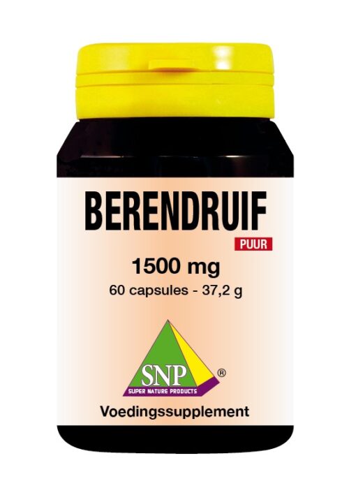 Berendruif 1500 mg puur 60CAPS SNP