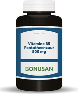 Vitamine B5 500 pantotheenzuur 90 Capsules Bonusan