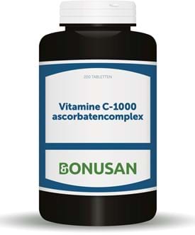Vitamine C1000 mg ascorbaten 200 tabletten Bonusan