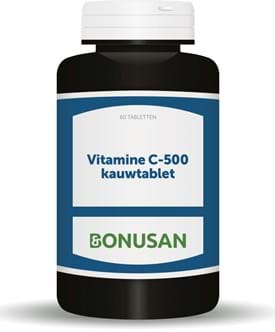 Vitamine C 500 mg 60 kauwtabletten Bonusan