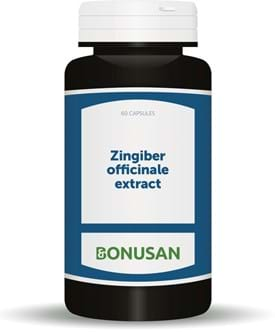 Zingiber officinalis extract 60 capsules Bonusan