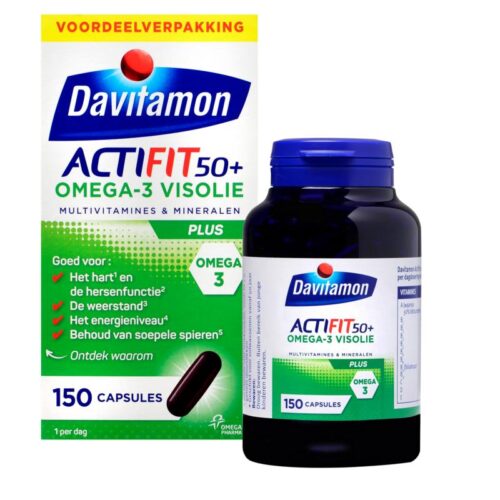 Actifit 50+ omega 3 150 capules Davitamon