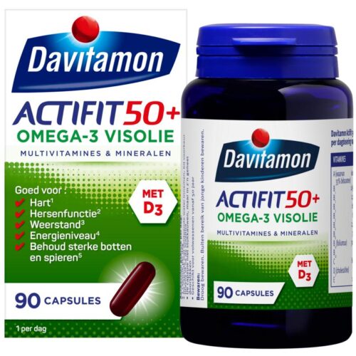 Actifit 50+ omega 3 90 capules Davitamon