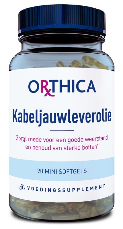 Kabeljauwleverolie 90 softgels Orthica