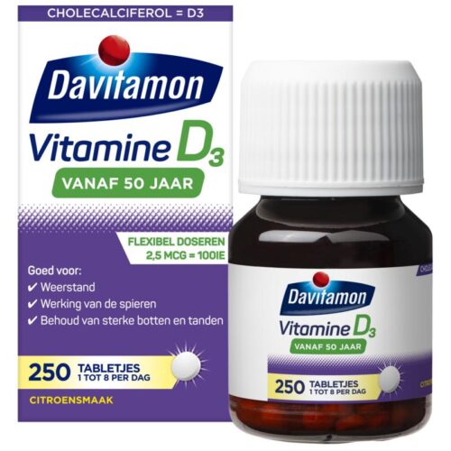 Vitamine D 50+ 250 tabletten Davitamon