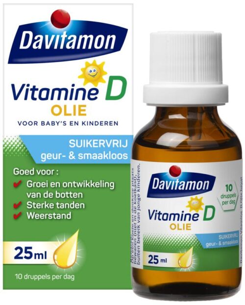 Vitamine D olie 25 ml Davitamon