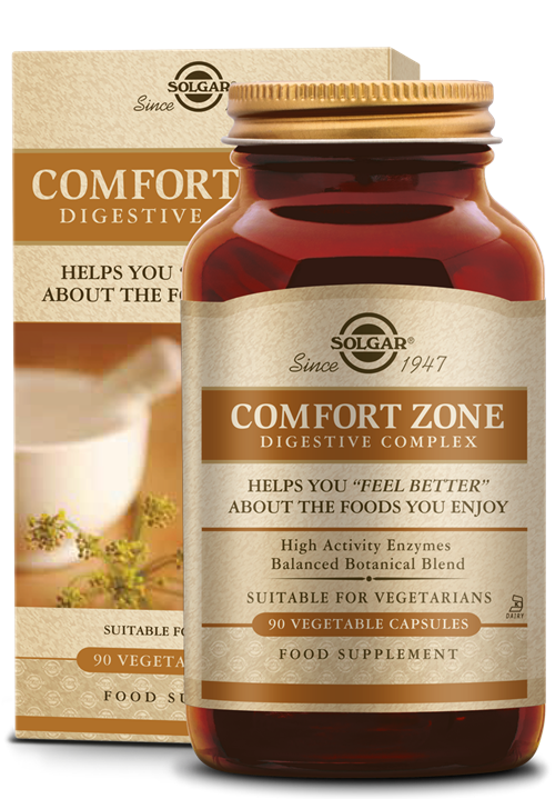 Comfort Zone Digestive Complex 90 plantaardige capsules Solgar