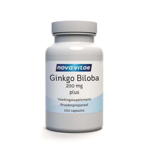 Ginkgo biloba 200mg plus 100 capsules Nova Vitae