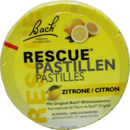 Rescue pastilles citroen 50 gram Bach