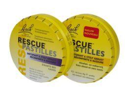 Rescue pastilles zwarte 50 gram Bach