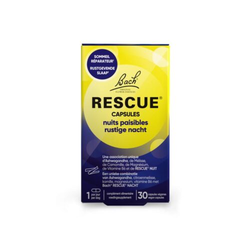 Rescue rustige nacht 30 capsules Bach