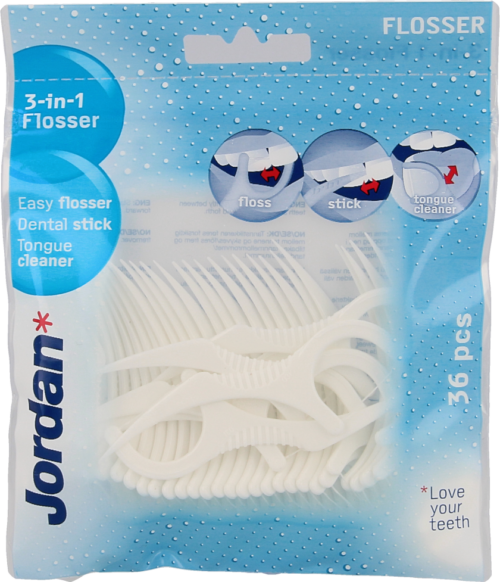 Flosser 3 in 1 36 stuks Jordan