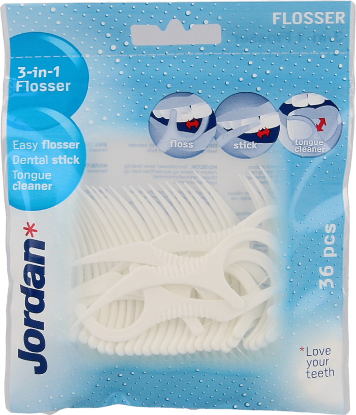 Flosser 3 in 1 36 stuks Jordan