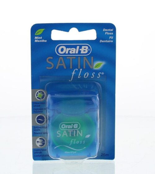 Satin floss mint 25 meter Oral B