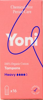 Tampons HEAVY 16 stuks Yoni