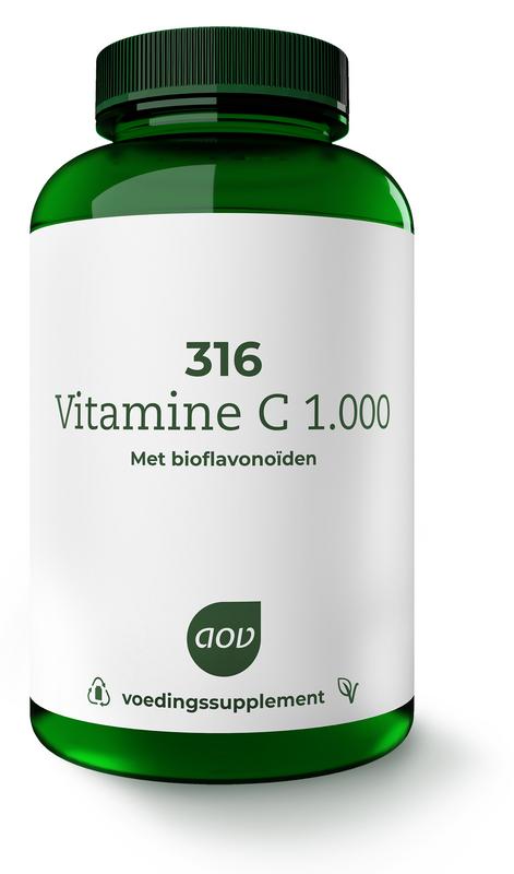 316 Vitamine C 1000 mg Bioflavonoiden 50 mg 180 tabletten AOV