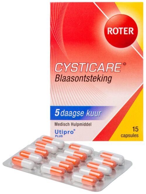 Cysticare 5-daagse kuur 15 capsules Roter