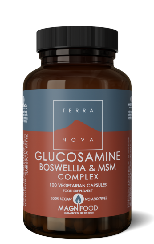 Glucosamine boswellia & MSM complex 100 capsules Terranova