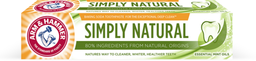 Natural Clean+White tandpasta 75 ml Arm & Hammer